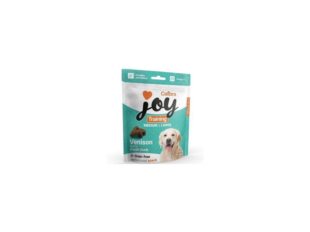 60074 calibra joy dog training m l venison duck 300g