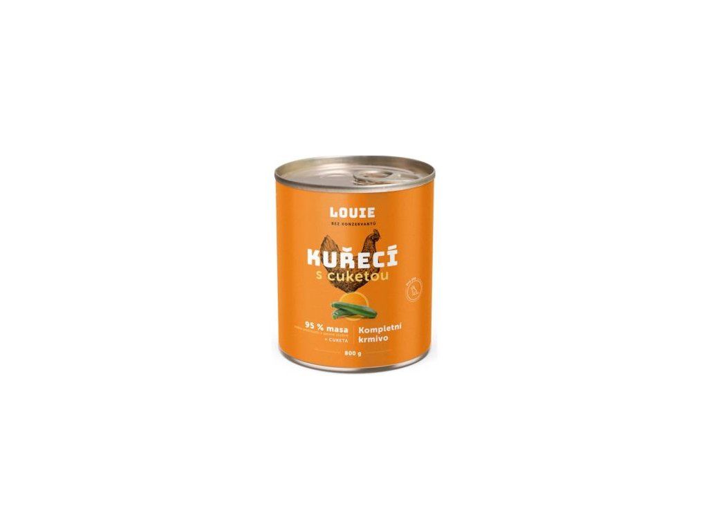 92182 louie konz pro psy kureci s cuketou 800 g