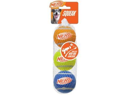 123556 nerf dog hracka pro psy 3 ks piskacich tenisovych micku 6 5 cm