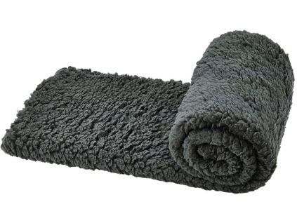 94129 1 nobby deka teddy fleece tmave seda 100x150cm