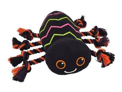 119458 nobby halloween plysova hracka pro psy pavouk s lanem 21x28cm