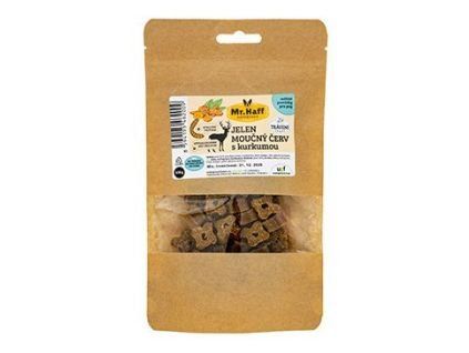 112562 ugf pamlsek mr haff moucny cerv jelen a kurkuma 100g
