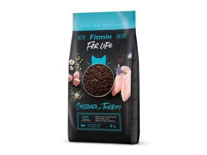 129142 fitmin cat for life castrate turkey 8 kg
