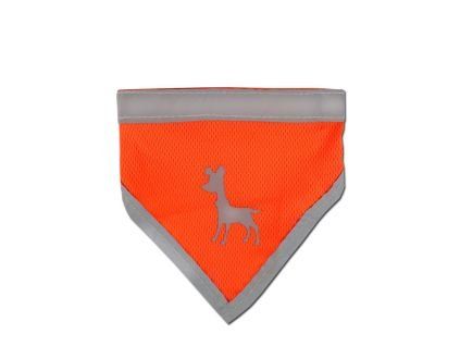 98203 alcott reflexni satek pro psy oranzovy velikost l