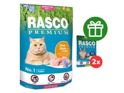 52794 rasco premium cat granule sensitive kruta koren cekanky 400 g