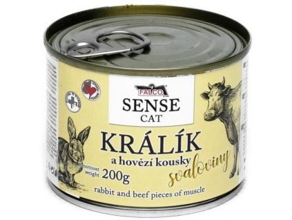 38616 falco sense cat kralik a hovezi 200g