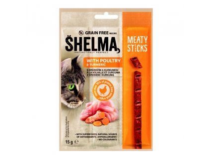 86131 shelma sticks s drubezim a kurkumou gf 15 g