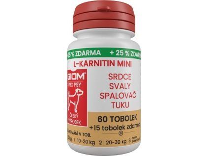 88968 giom s pes l karnitin aktiv 60 mini tbl 25 zdarma