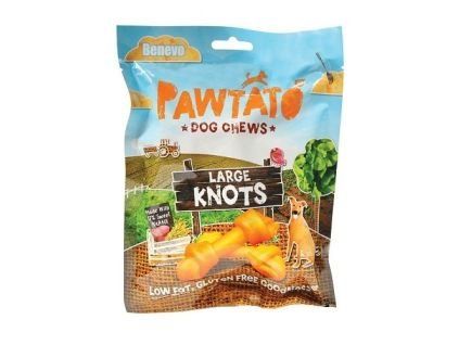 98425 benevo odmena pro psy pawtato knots large 180g