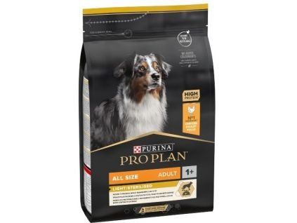 88494 pro plan all sizes adult light sterilised chicken 3 kg