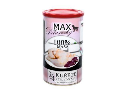 101515 max deluxe dog 3 4 kurete s ledvinkami 1200g