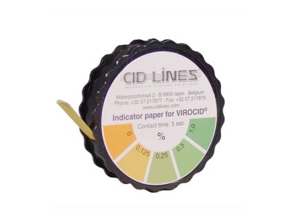 Test strips Virocid