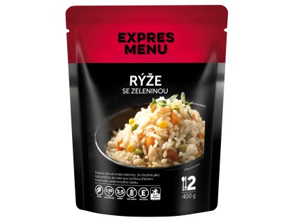 Rýže se zeleninou  karton (5 ks)
