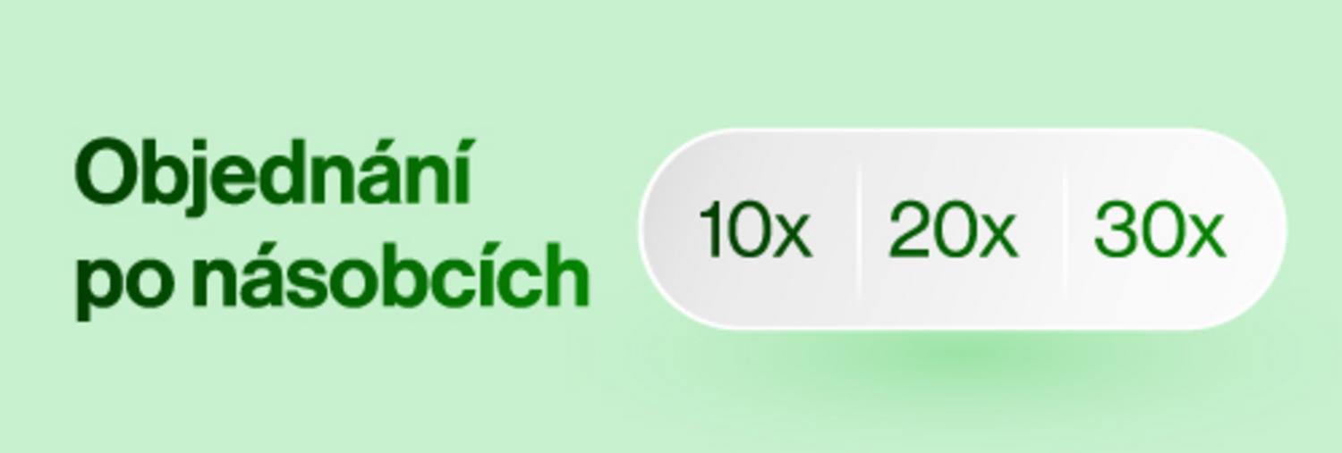 Objednávání po násobcích