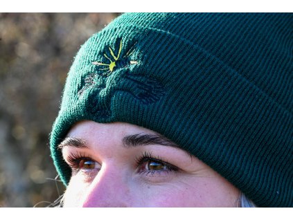 Zimní čepice zelená