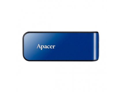Apacer USB flash disk, USB 2.0, 64GB, AH334, modrý, AP64GAH334U-1, USB A, s výsuvným konektorem