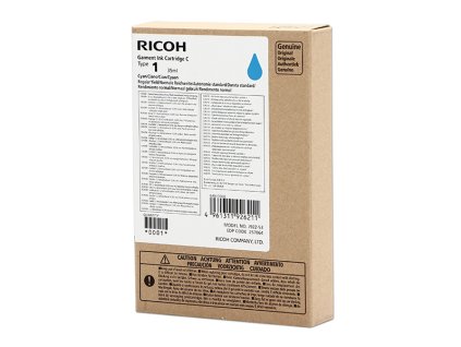 Ricoh originální ink (DTG) typ 100, 257064, cyan, 150str., 35ml