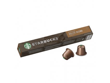Kávové kapsle Starbucks Nespresso House Blend, medium, 12x10 kapslí, velkoobchodní balení karton
