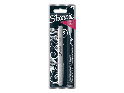 Sharpie, popisovač Metallic, stříbrný, 1ks, 1.4mm, permanentní