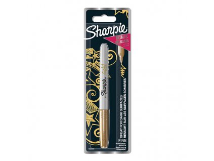 Sharpie, popisovač Metallic, zlatý, 1ks, 1.4mm, permanentní