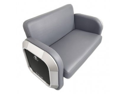 Herní dvojitá sofa E-blue EEC346-21, šedá