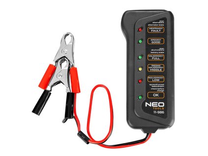 NEO Tools, Tester baterií a nabíjení 12 V LED
