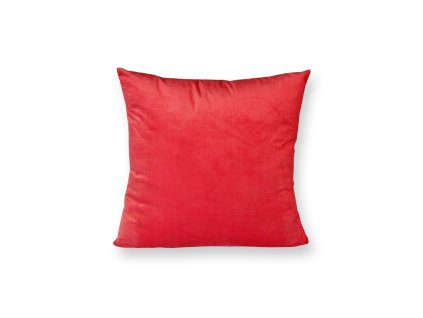 GADEO dekorační povlak na polštář VELVET červená (Rozměr 30x30 cm)