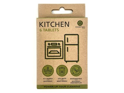 Čistící tablety Powerton Eco, 6 ks, kuchyň