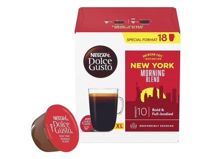 Kávové kapsle Nescafé Dolce Gusto Grande New York, 3x18 kapslí, velkoobchodní balení karton