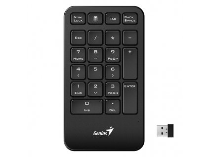 Genius NumPad 1000, numerická klávesnice bezdrátová, černá
