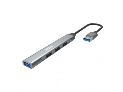USB (3.0) hub 4-port, UH-ATC01, kovová, Marvo