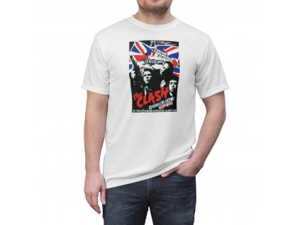 Retro tričko - The Clash II (Barva Bílá, Velikost XL)