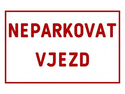 NEPARKOVAT VJEZD (1)