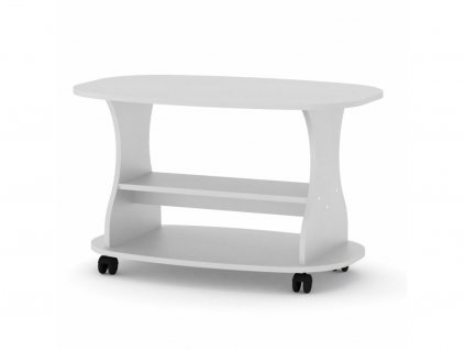 Konferenční stolek KAPRIZ-L ABS (Barva-2 bílá)