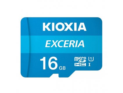 Kioxia Paměťová karta Exceria (M203), 16GB, microSDHC, LMEX1L016GG2, UHS-I U1 (Class 10)