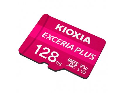 Kioxia Paměťová karta Exceria Plus (M303), 128GB, microSDXC, LMPL1M128GG2, UHS-I U3 (Class 10)