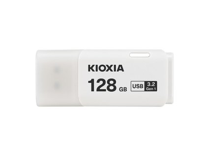 Kioxia USB flash disk, USB 3.0, 128GB, Hayabusa U301, Hayabusa U301, bílý, LU301W128GG4