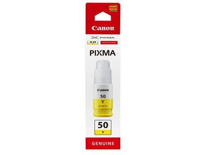 Canon originální ink GI-50 Y, yellow, 7700str., 9ml, 3405C001, Canon PIXMA G5050,G6050,GM2050
