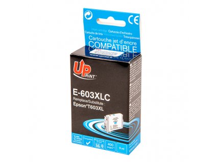 UPrint kompatibilní ink s C13T03A24010, 603XL, E-603XLC, cyan, 400str., 9ml
