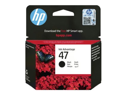 HP originální ink 6ZD21AE, HP 47, black, HP DeskJet Ink Advantage 4800