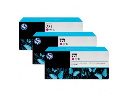 HP originální ink CR252A, HP 771, magenta, 3x775ml