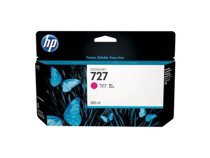 HP originální ink F9J77A, HP 727, magenta, 300ml, HP DesignJet T1530, T2530, T930