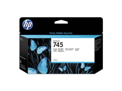 HP originální ink F9J98A, HP 745, photo black, 130ml