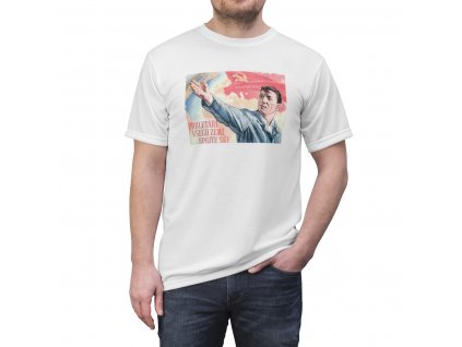 Retro tričko - Proletáři všech zemí spojte se (Barva Bílá, Velikost XL)