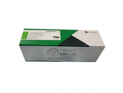 Lexmark originální toner 20N20Y0, yellow, 1500str., return, Lexmark CX331adwe, CS431dw, CS331dw, CX431adw, O