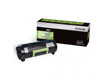 Lexmark originální toner 50F2000, 502, black, 1500str., return