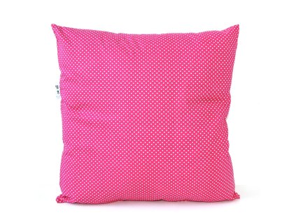 GADEO dekorační povlak na polštář LITTLE DOTS FUCHSIA (Rozměr 50x50 cm)