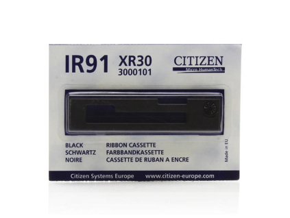 Citizen originální páska do pokladny, 3000101, IR 91, černá, Citizen IR91B, MD910, MD911, IDP3110, IDP3111, CBM900