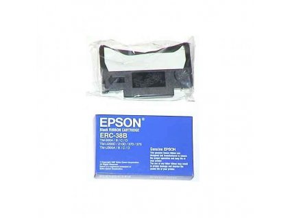 Epson originální páska do pokladny, C43S015374, ERC 38, černá, Epson TM-300, U 375, U 210, U 220