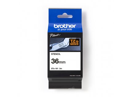 Brother originální páska do tiskárny štítků, Brother, STE-161, 3m, 36mm, kazeta s páskou Stencil